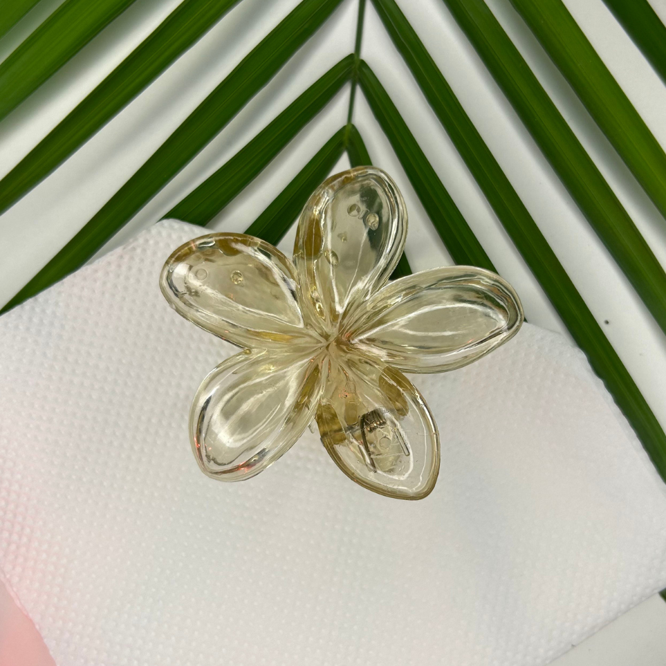 Transparent Claw Clip - Yellow