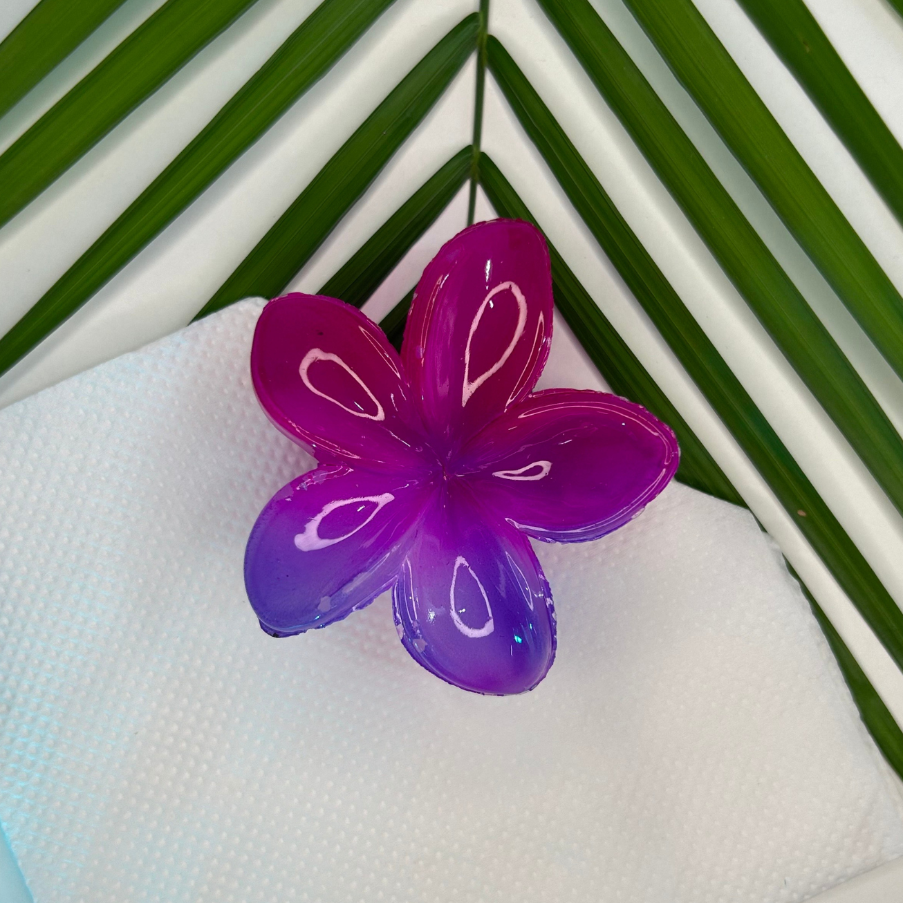 Twin Shade Claw Clip - Pink/Purple