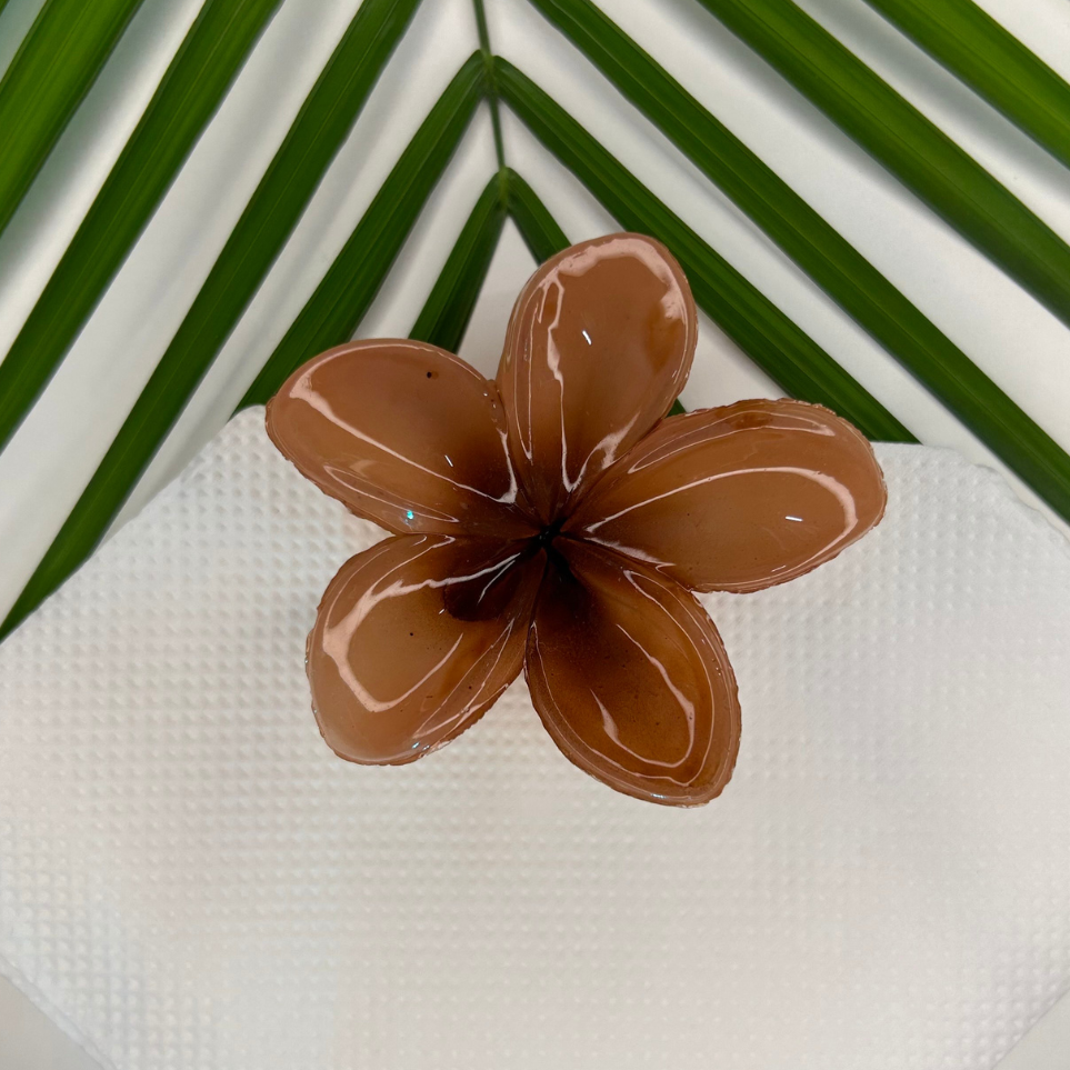 Tulip Claw Clip - Brown