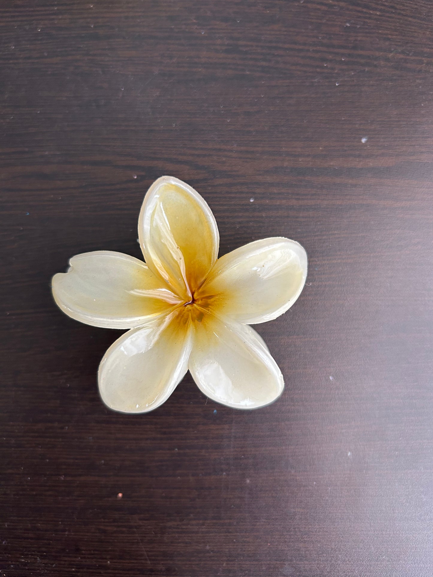 Tulip Claw Clip - Yellow/White