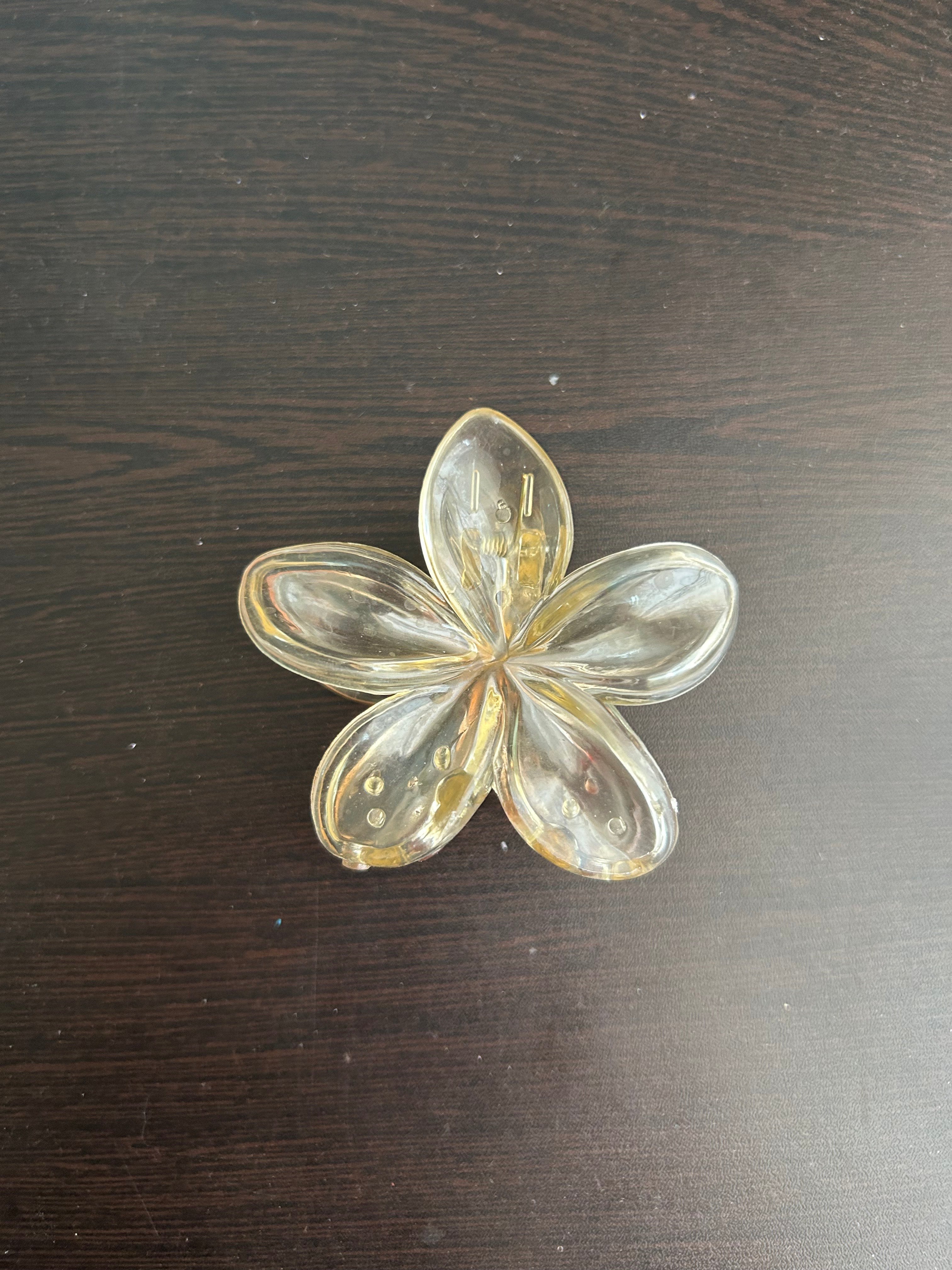 Transparent Claw Clip - Yellow