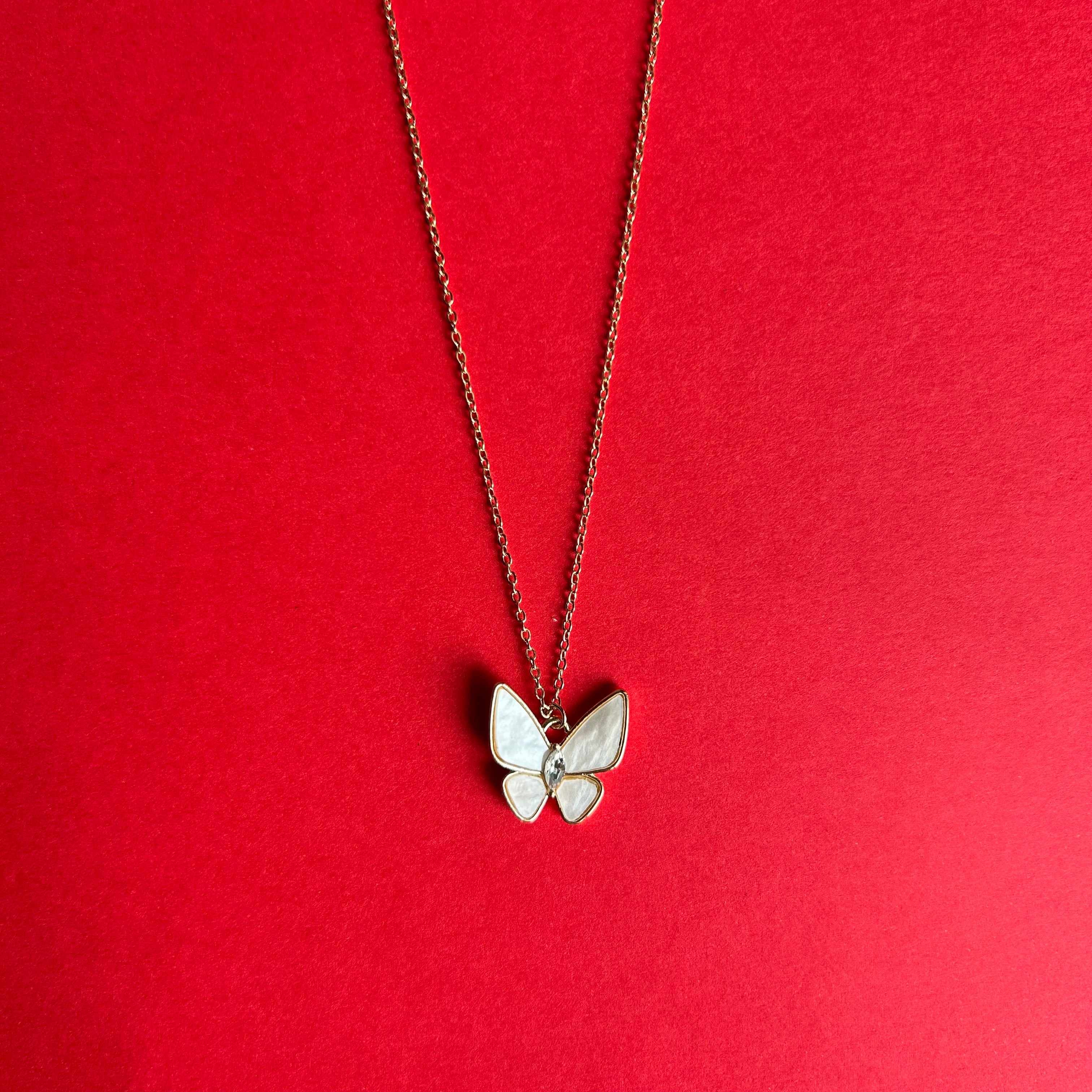 Butterfly Korean Pendant Set