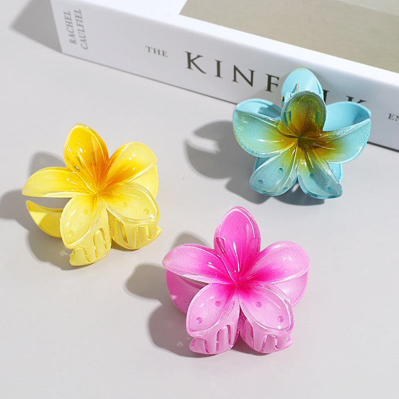 Flower Claw Clip - Combo of 3