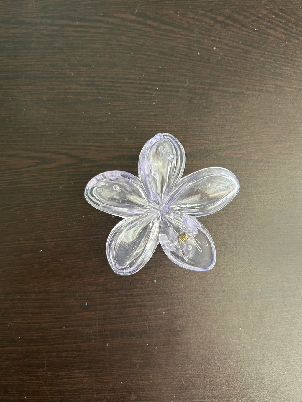 Transparent Claw Clip - White