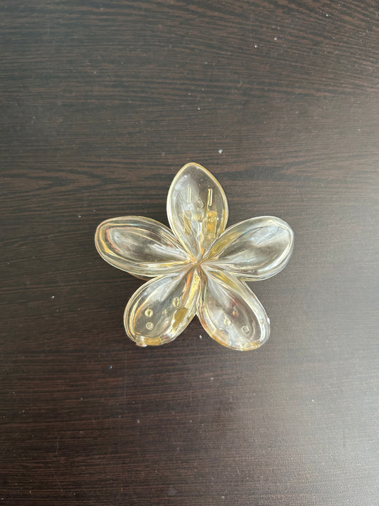 Transparent Claw Clip - Yellow