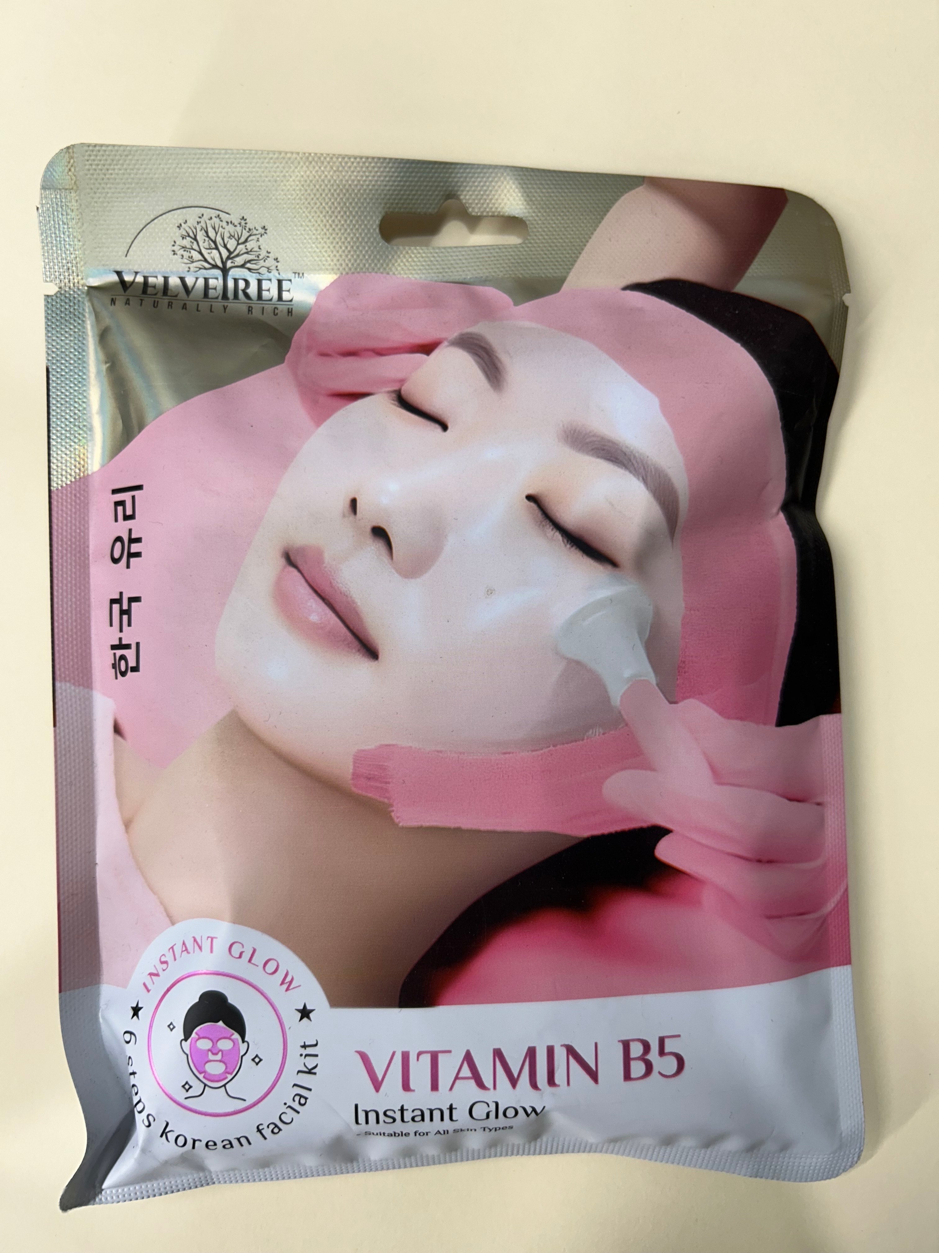 Vitamin B5 Instant Glow Korean Facial Kit