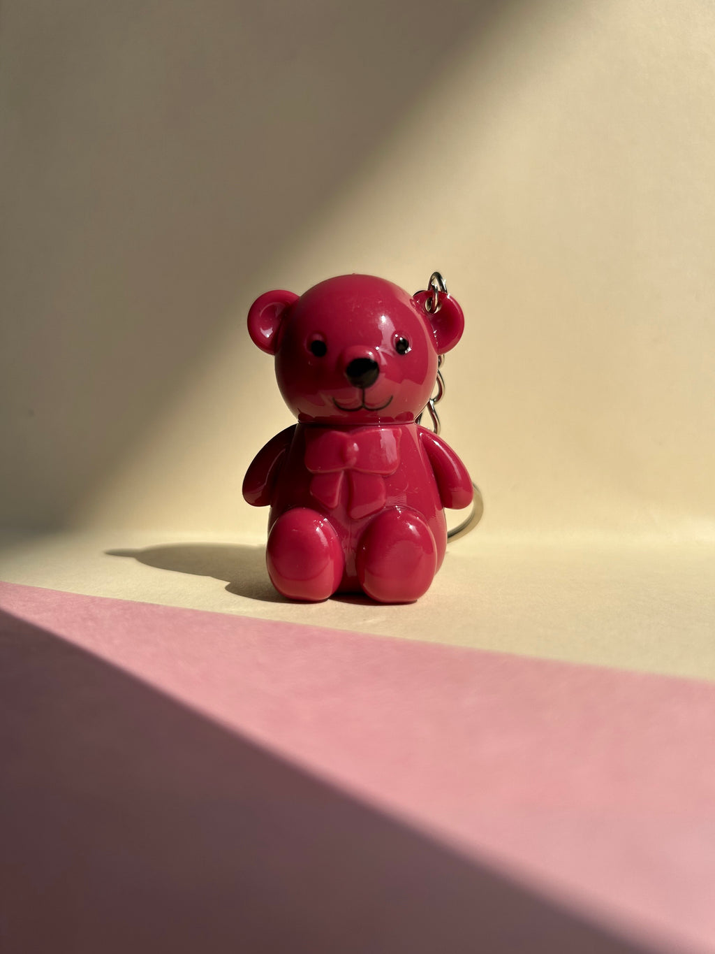 Teddy Liquid Lipstick Keychain - Rosewood Glow