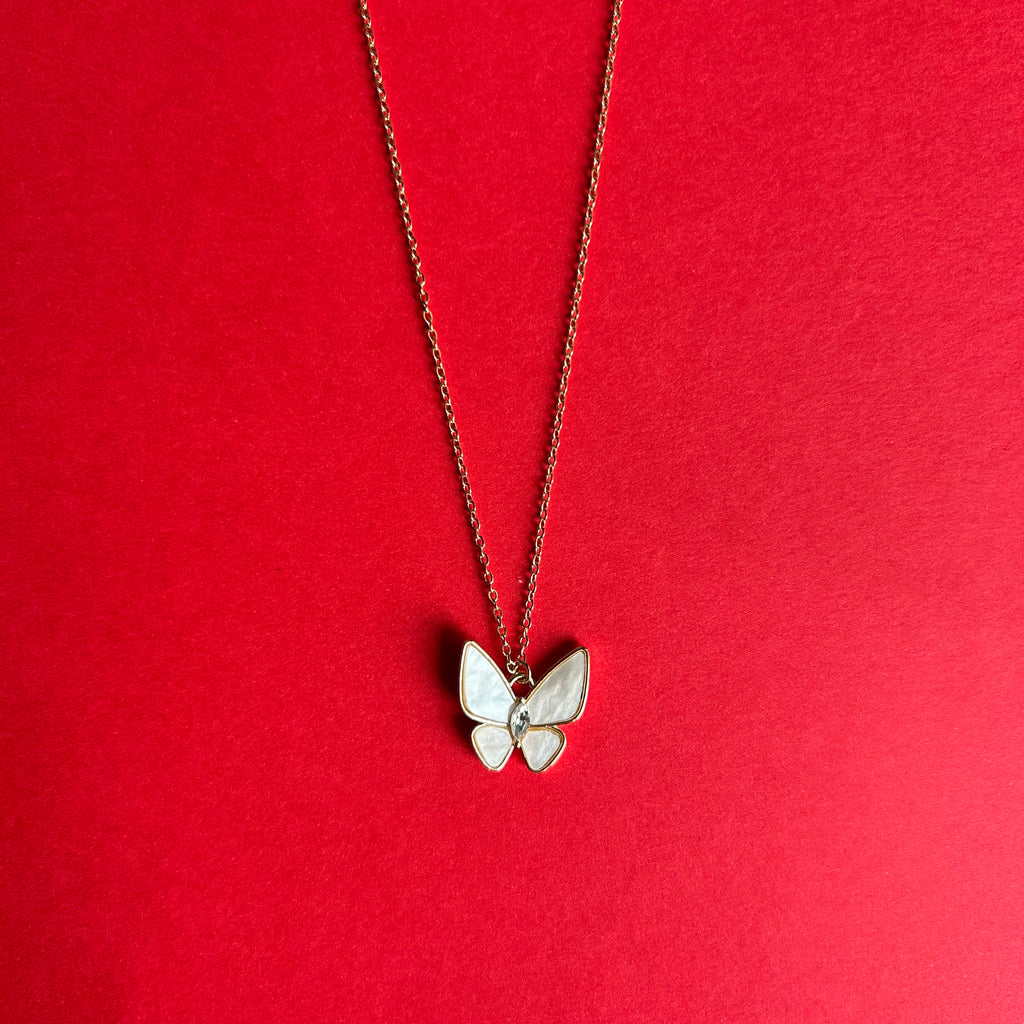 Butterfly Korean Pendant Set